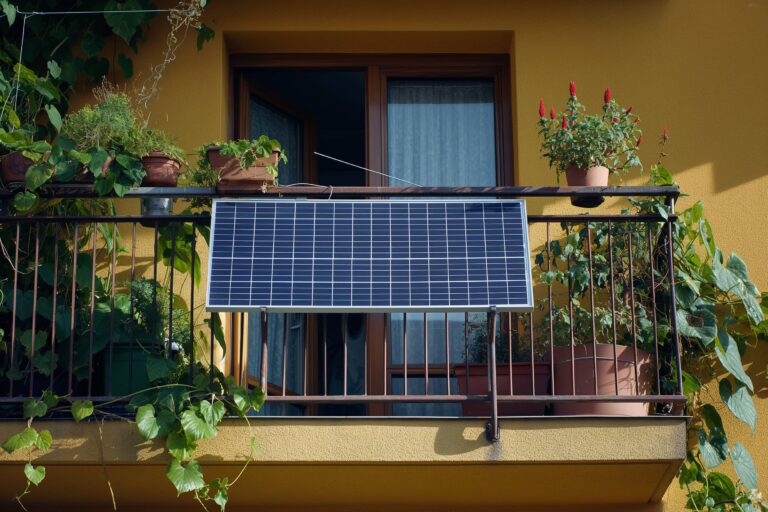 Solaranlagen für den Balkon